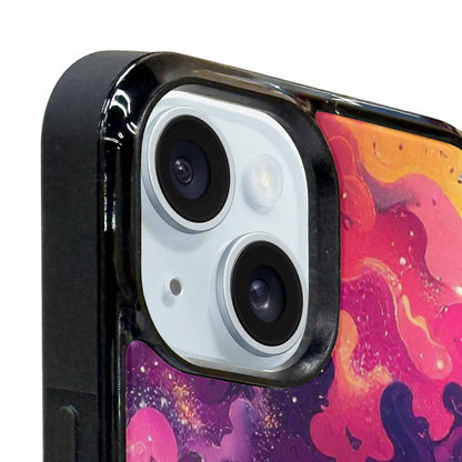 iPhone 15 Plus Case — Cosmic Creature And Object Mashup Pattern, Custom Printed Phone Case