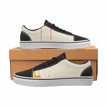WOMEN'S Tie Lace-Up Canvas Aesthetic Custom Shoes
