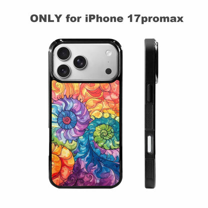 iPhone 17 Pro Max Case — Tie Dye Swirls (black Tie Dye, Custom Print Case Cover