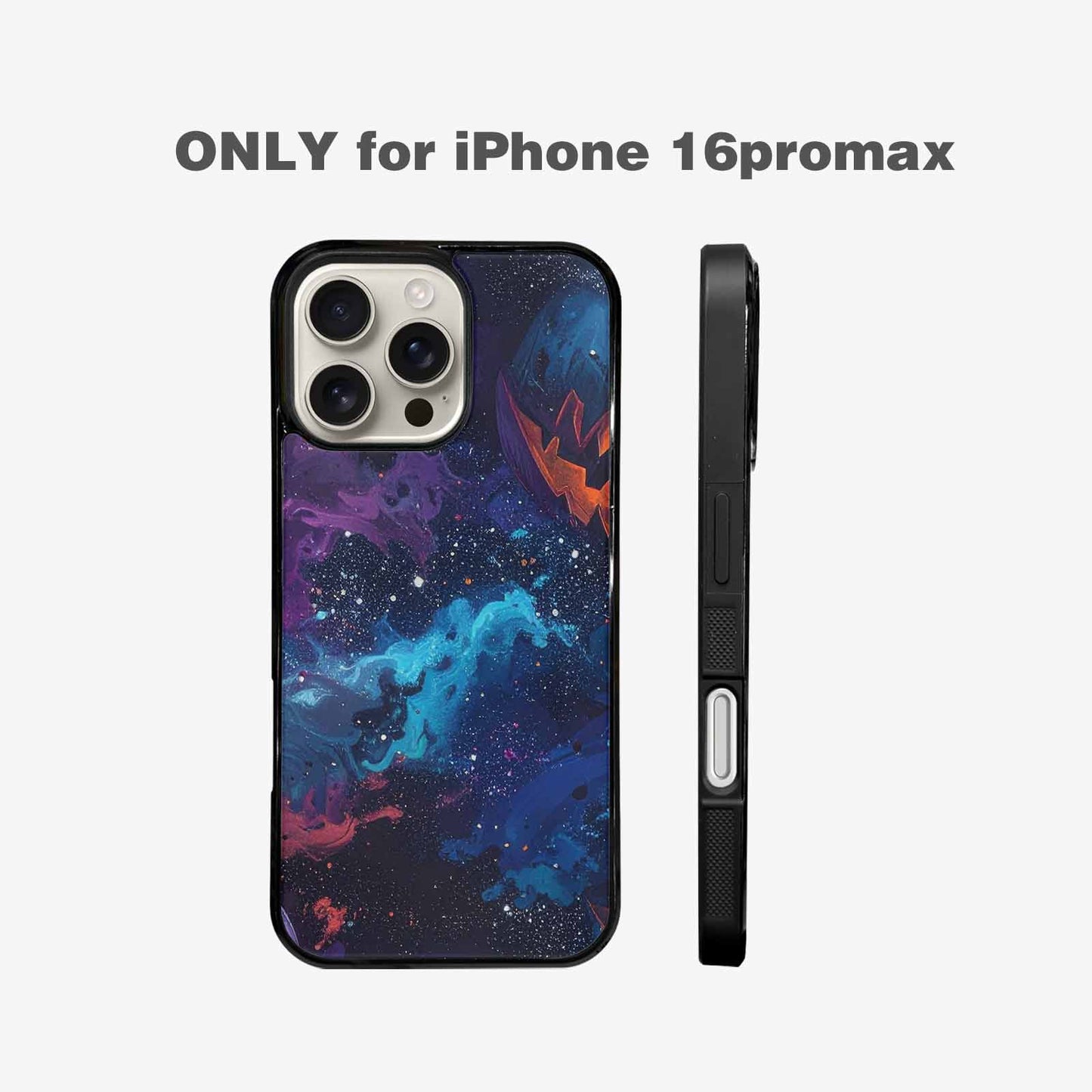 iPhone 16 Pro Max Case — Eamless Repeating Pattern Of Overlapping Pumpkin, Custom Print Case Cover