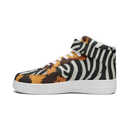 Animal Print Unisex high Top Sneakers