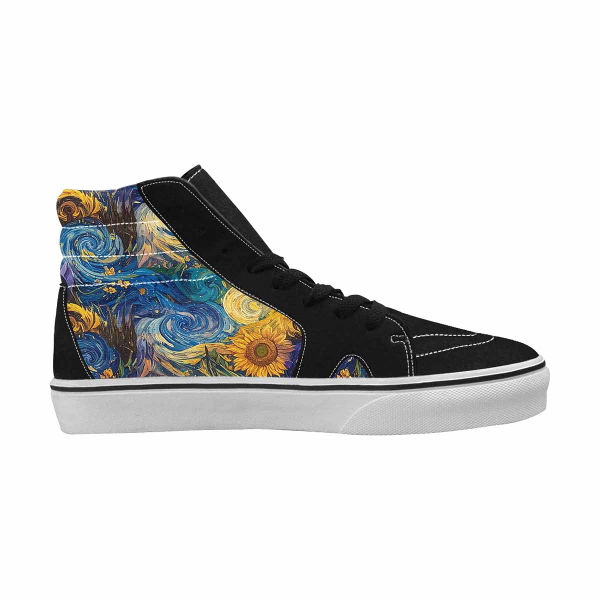 MEN'S Blend All Versions High Top Canvas Neon Fantasy Custom Sneakers