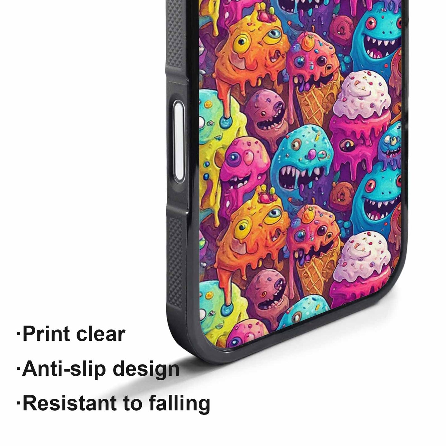 iPhone 17 Pro Case — Melting Ice Cream Monster Charac Original, Custom Designed Case Cover