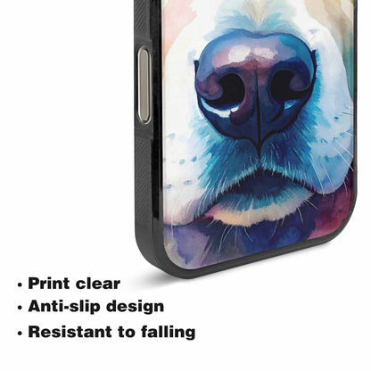 iPhone 16 Pro Max Case — Golden Retriever Watercolor Art Pattern, Unique Phone Case Design