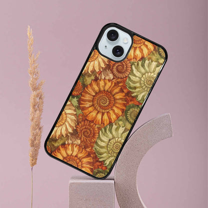 iPhone 15 Plus Case — Tie Dye Earth Tones Blended Overlapping, Custom Printed Phone Case