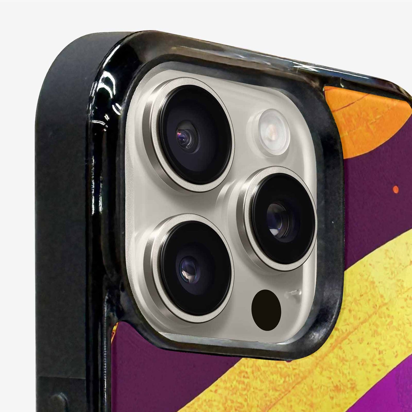 iPhone 16 Pro Case — 1970s Disco Art Pattern, Custom Print Case Cover