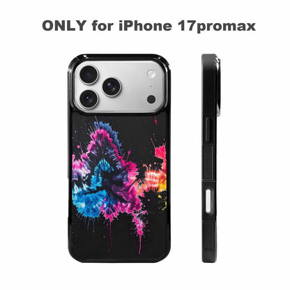 iPhone 17 Pro Max Case — Black And White Style Tie Dye, Personalized Phone Case