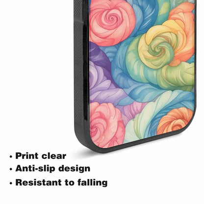 iPhone 15 Case — Tie Dye Swirls Tie Dye Swirls, Personalized Phone Case