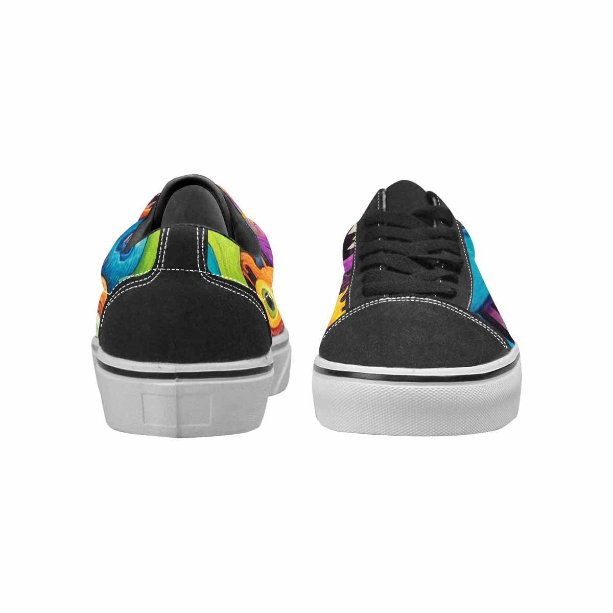 WOMEN'S Multi Lace-Up Canvas Neon Fantasy Shoes