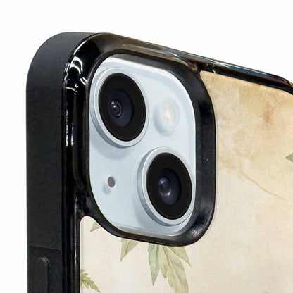 iPhone 15 Plus Case — Vintage Botanical Art Pattern, Original Design Phone Case