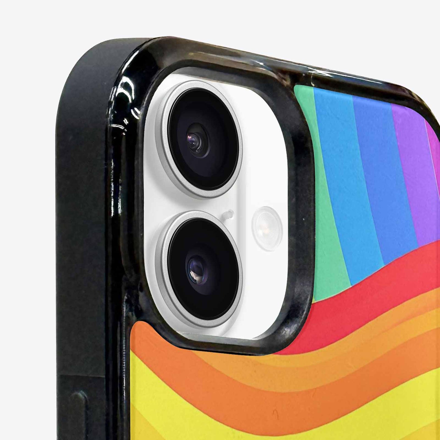 iPhone 16 Case — Rainbow Pride, Custom Art Phone Cover