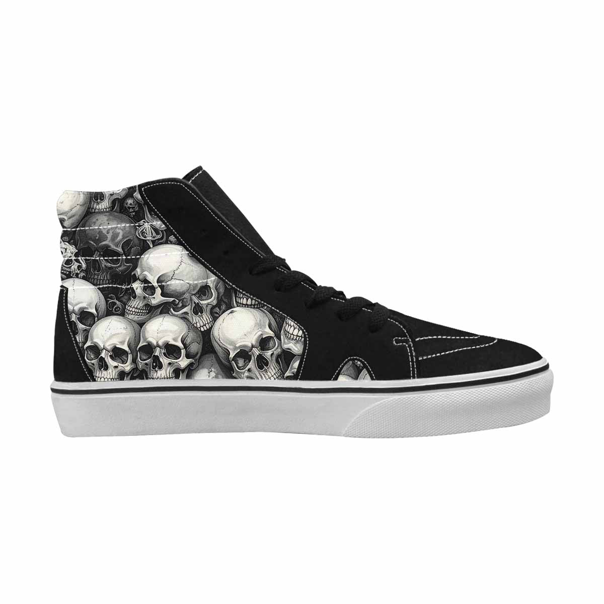 WOMEN'S Skulls - Classic High Top Canvas Y2K Custom Sneakers