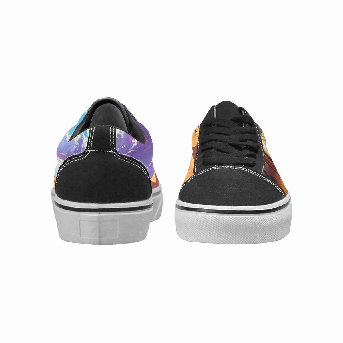 WOMEN'S Surrealist Desert Dreamscape Canvas Lace-Up Cottagecore Shoes