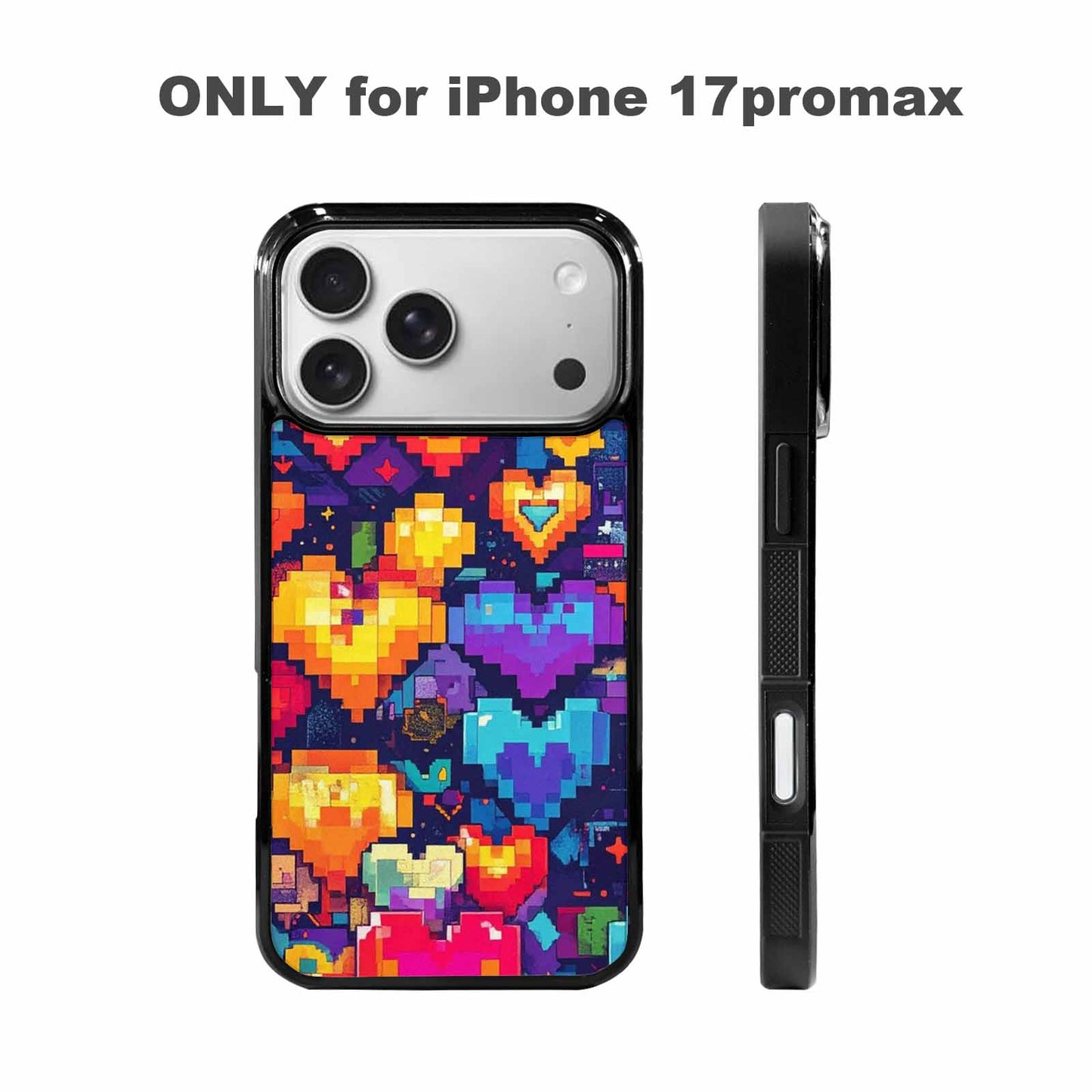 iPhone 17 Pro Max Case — Pixel Art Bit Burst Original Art, Original Design Phone Case