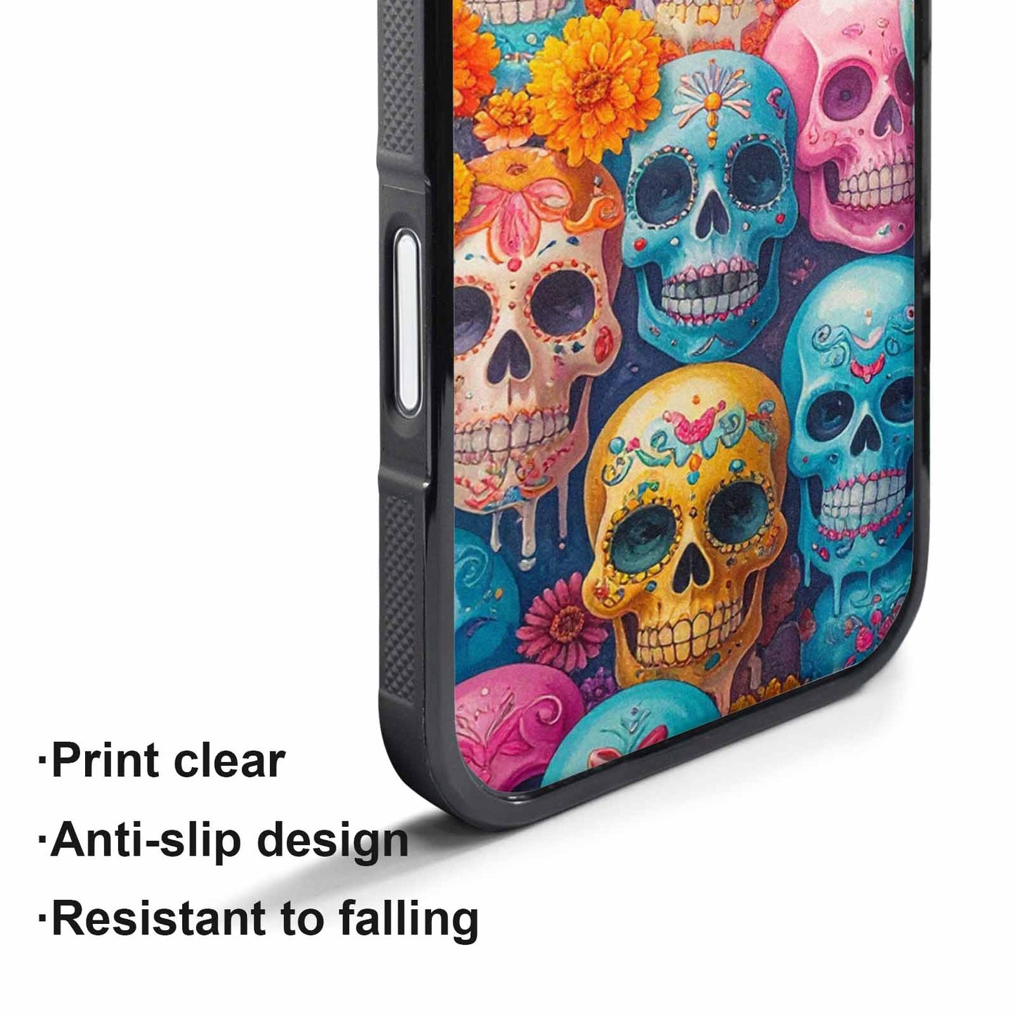 iPhone 17 Air Case — Sugar Skullsmelting Sugar Skulls Gothic Skulls, Unique Phone Case Design