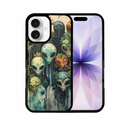 iPhone 17 Case — Aliens Pattern Hundreds Of Alien Scifi, Custom Designed Case Cover