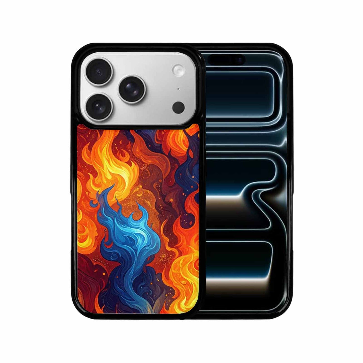 iPhone 17 Pro Case — Small Fire Flame Pattern Randomly Original, Custom Designed Case Cover