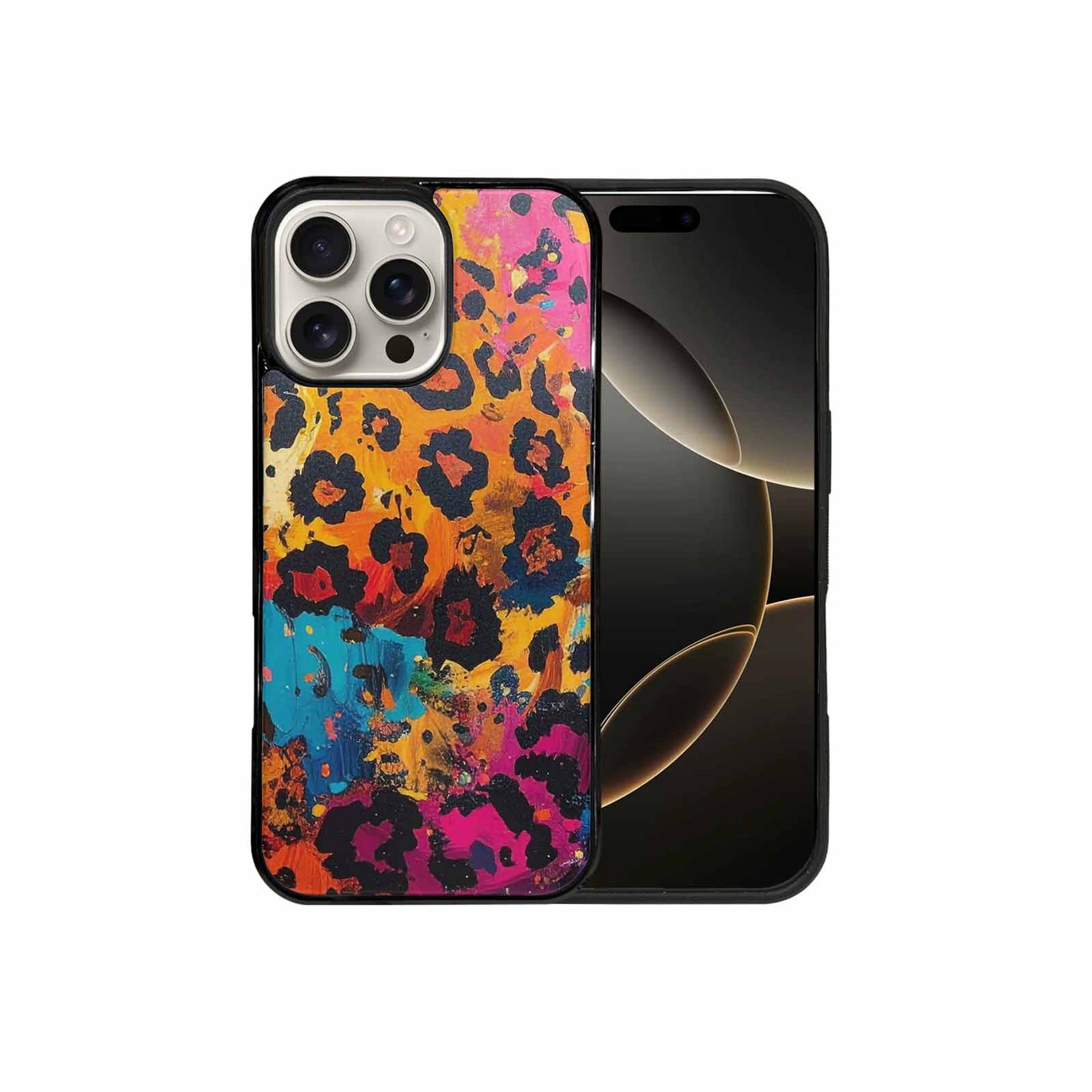 iPhone 16 Pro Max Case — Full Color Vibrant Animal Print Animal, Custom Phone Case