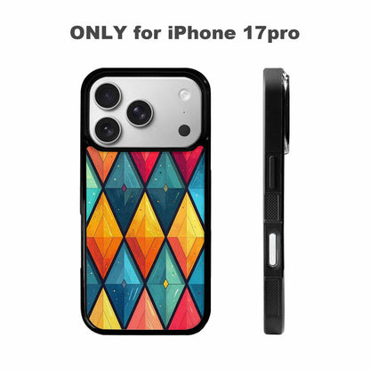 iPhone 17 Pro Case — Vintage Summer Diamond Retro Vintage, Original Design Phone Case