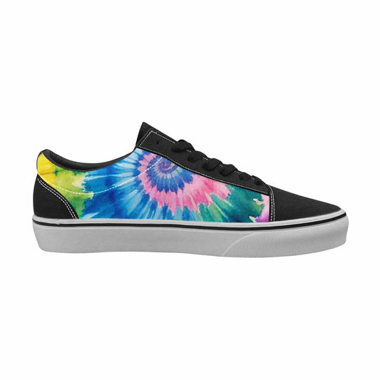 WOMEN'S Tie Dye Swirl Canvas Lace-Up Vivid Shoes