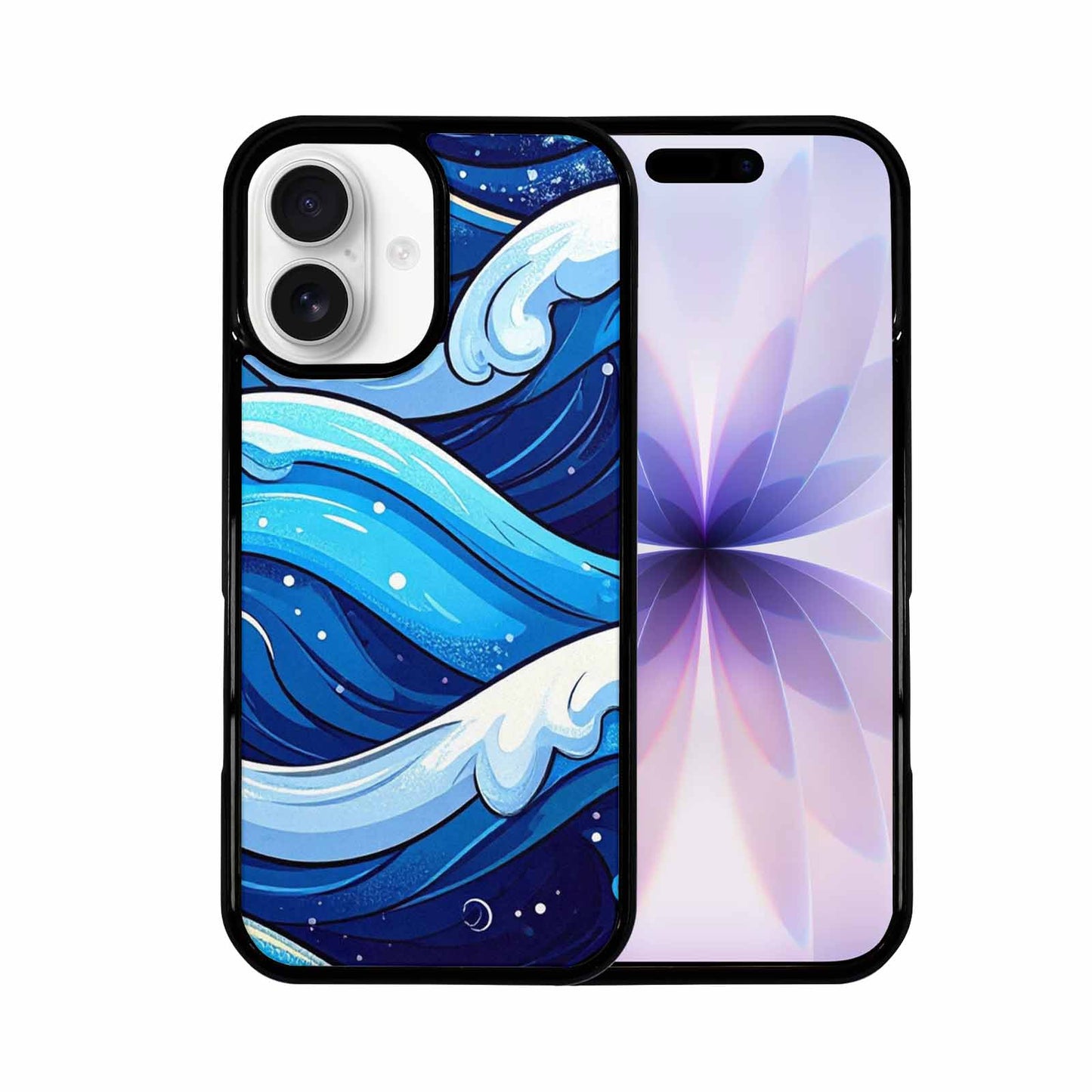 iPhone 17 Case — Glossy Winter Wave Cartoon Cute, Custom Designed Case Cover