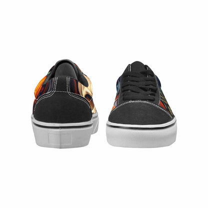 WOMEN'S Skulls - Halloween Canvas Lace-Up Dark Academia Custom Shoes