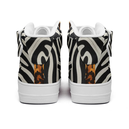 Animal Print Unisex high Top Sneakers