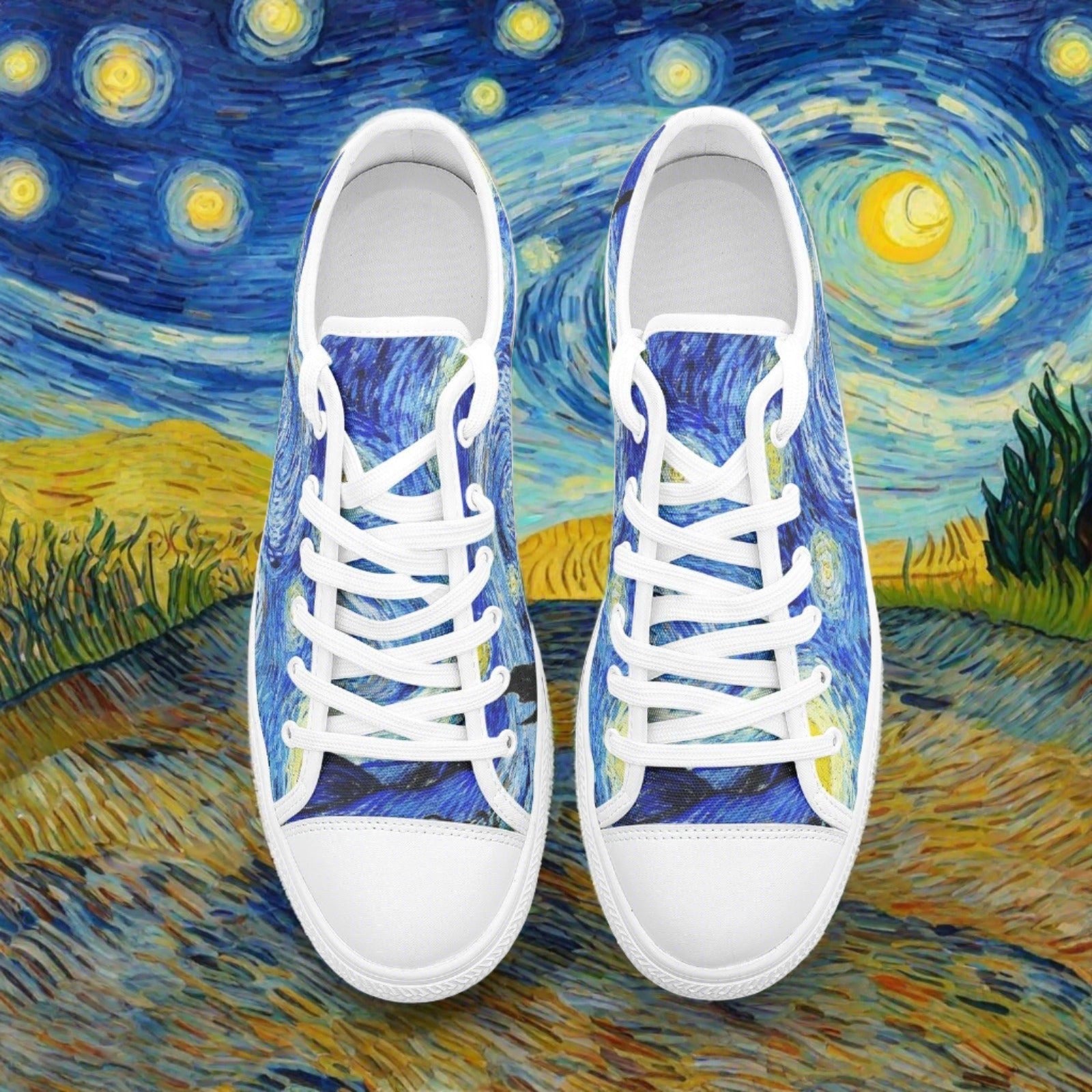 Mermaid Pink Cream Custom Bold Art - Freaky Shoes