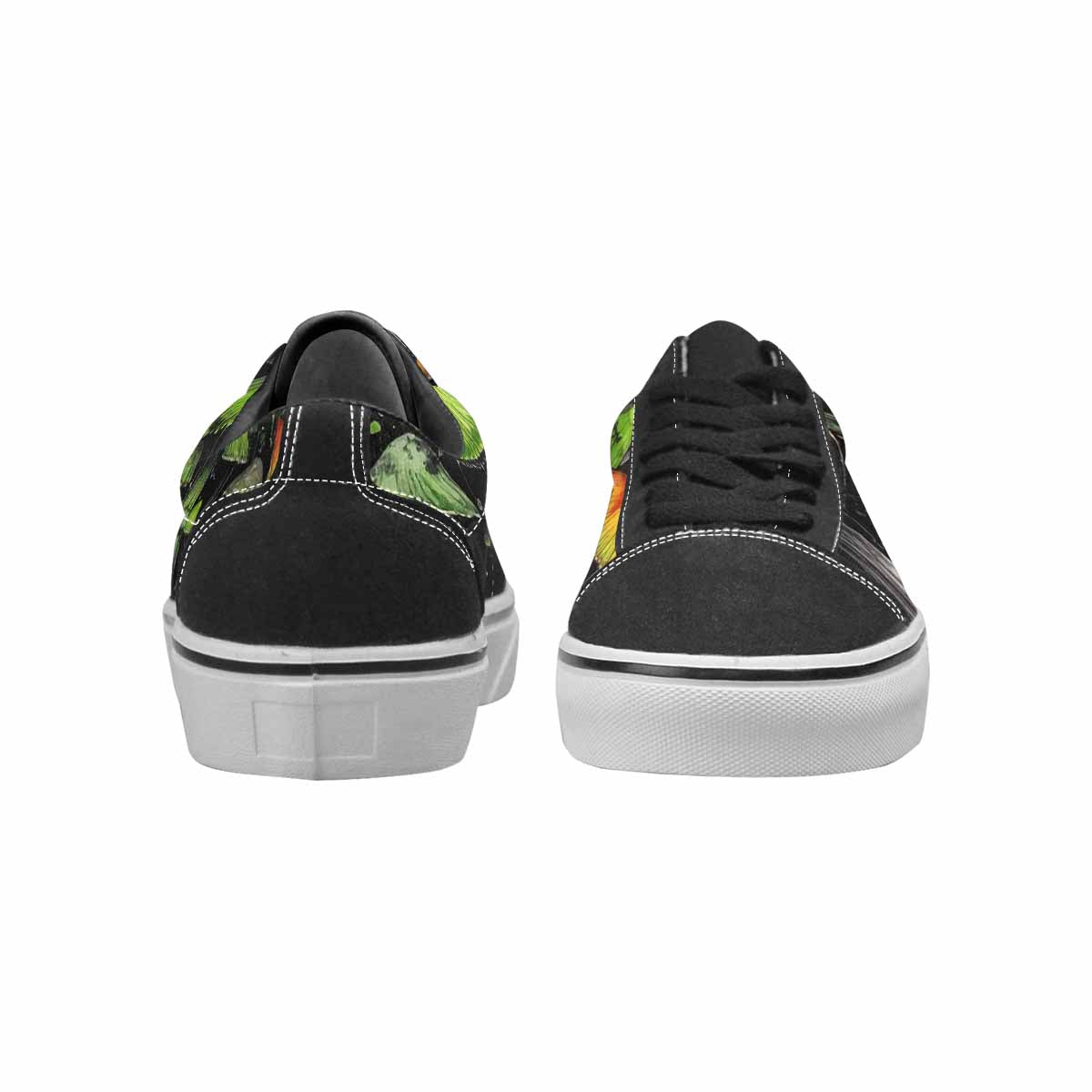 WOMEN'S Rainbow Drip Mushrooms Lace-Up Canvas Dreamcore Shoes