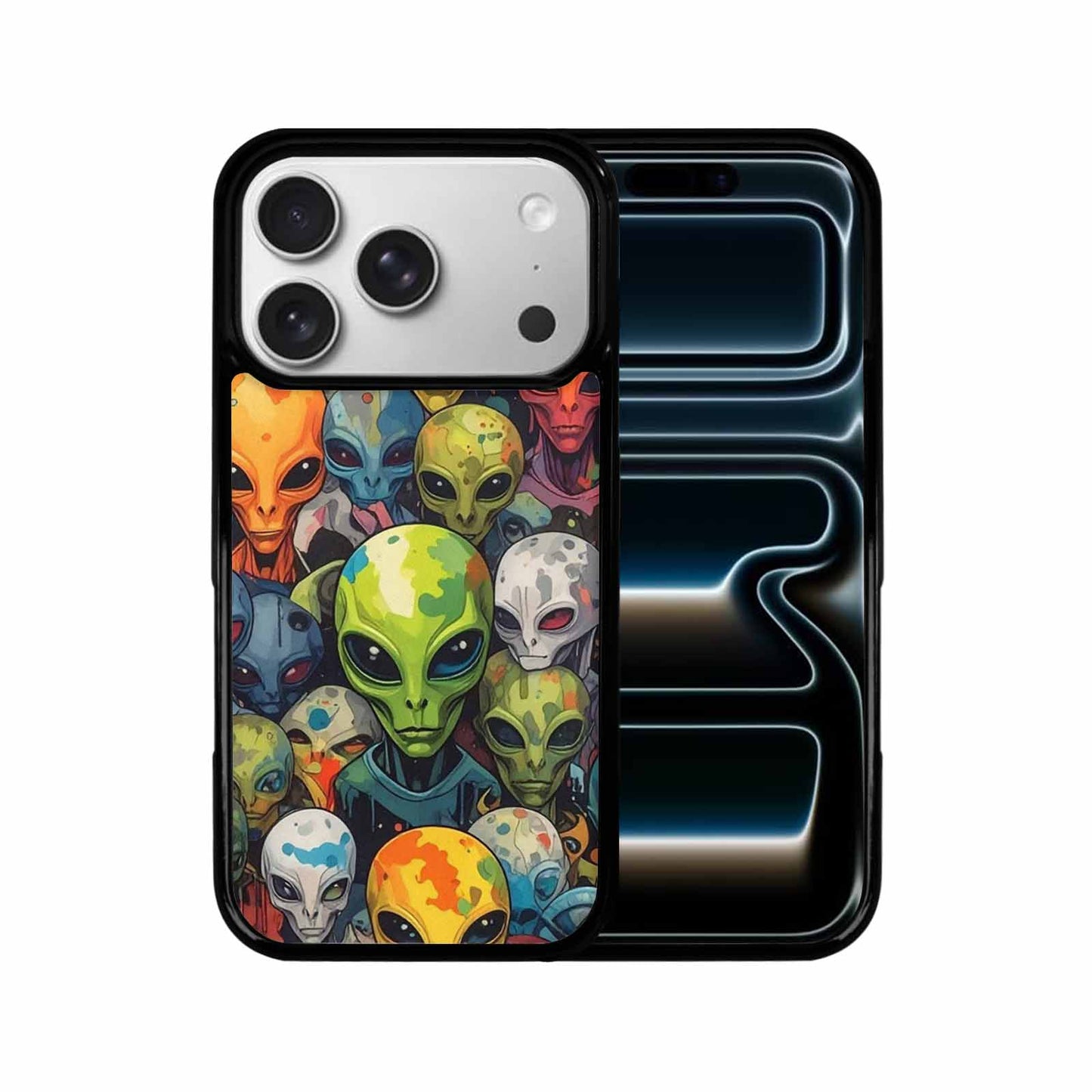 iPhone 17 Pro Case — Aliens Camo Aliens Pattern Hundreds Alien, Unique Phone Case Design