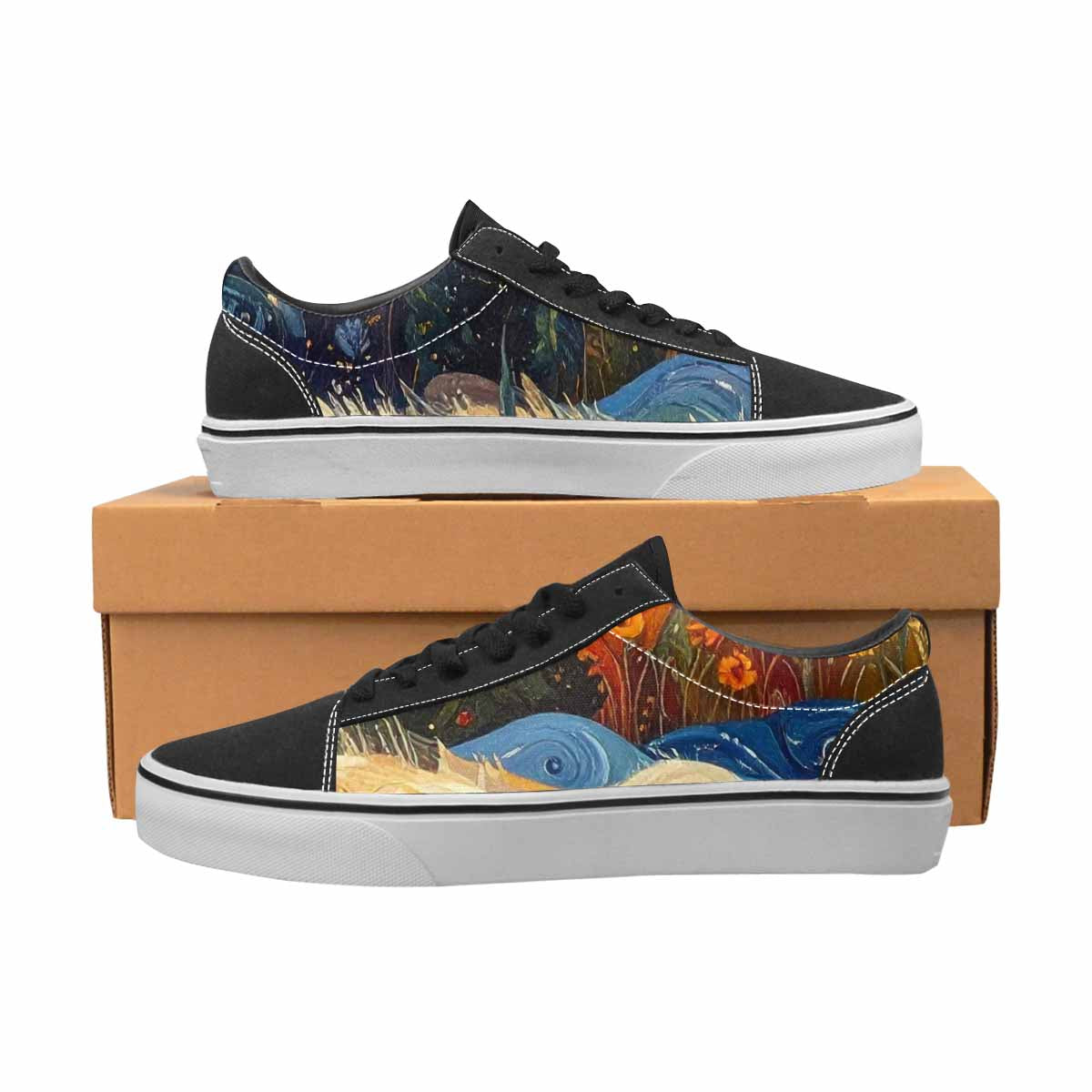WOMEN'S Blend All Versions Canvas Lace-Up Y2K Custom Sneakers
