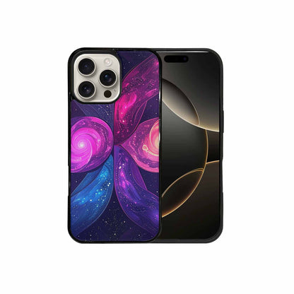 iPhone 16 Pro Max Case — Rose Galaxy Art Seamless Pattern Vibrant, Custom Print Case Cover