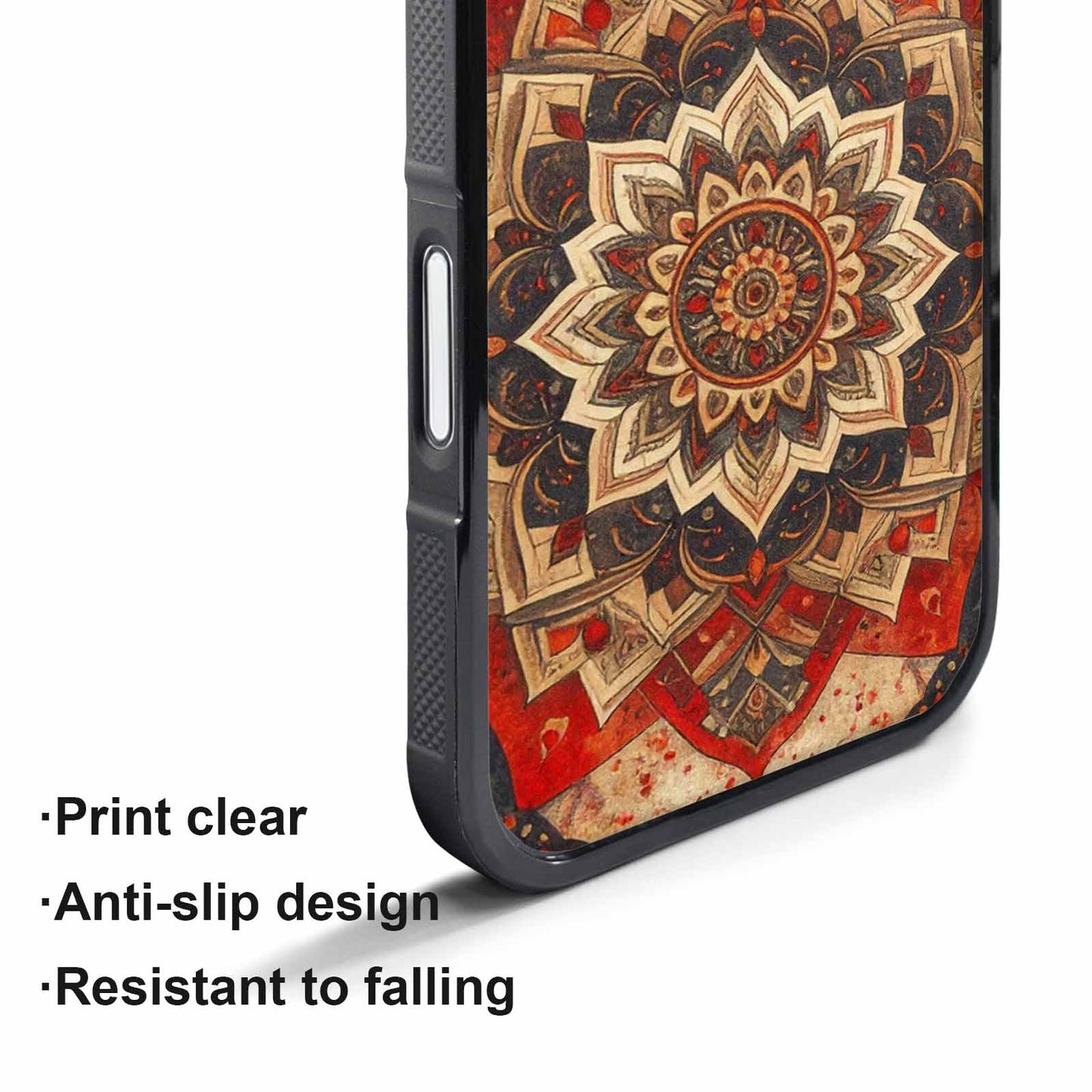 iPhone 17 Air Case — Small Mandala Pattern Randomly Varying Floral, Custom Print Case Cover