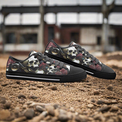 Cyberpunk Pink Cream Custom Bold Art - Freaky Shoes | Custom Art Sneakers