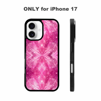 iPhone 17 Case — Galaxy Art Pink Aurora Galaxy Space, Custom Phone Case