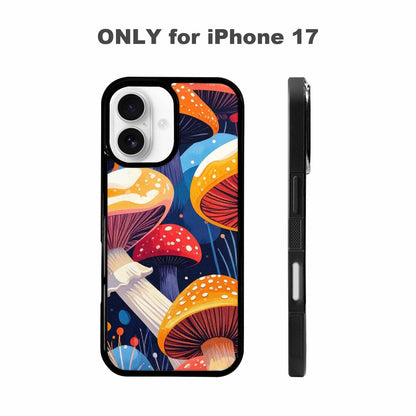 iPhone 17 Case — Vivid Winter Mushroom Cartoon Cute, Custom Made Phone Cover
