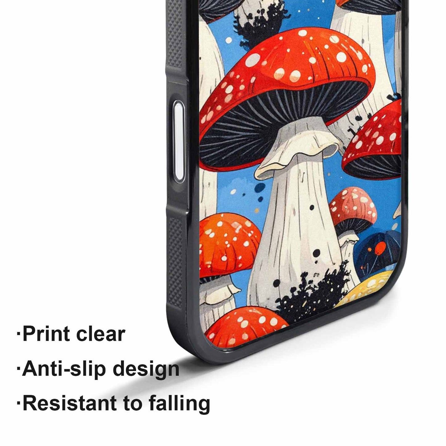 iPhone 17 Air Case — Vivid Winter Mushroom Seamless Cartoon Cute, Original Design Phone Case