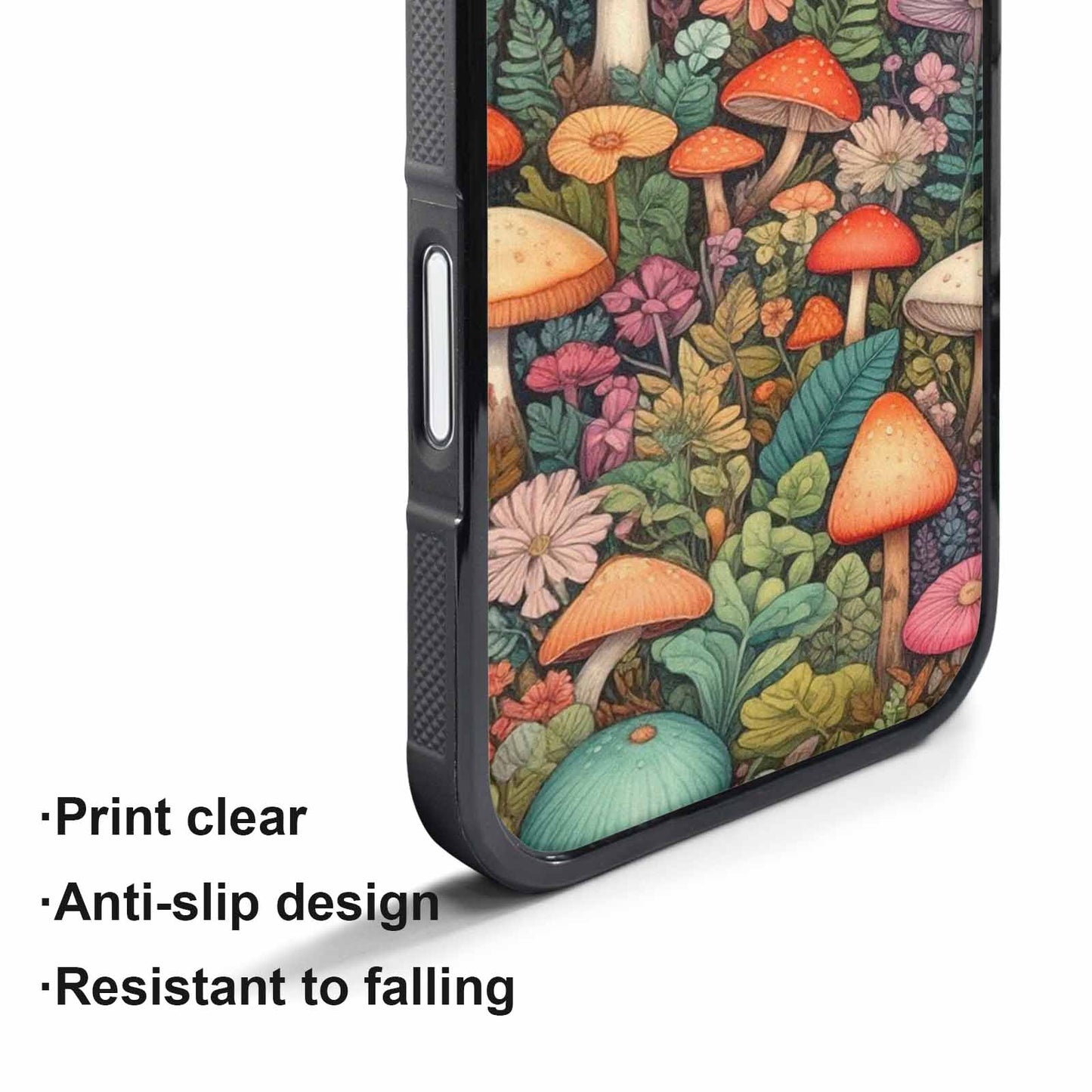 iPhone 17 Pro Max Case — Mushrooms Botanicalmushrooms P Qwd Floral, Custom Made Phone Cover
