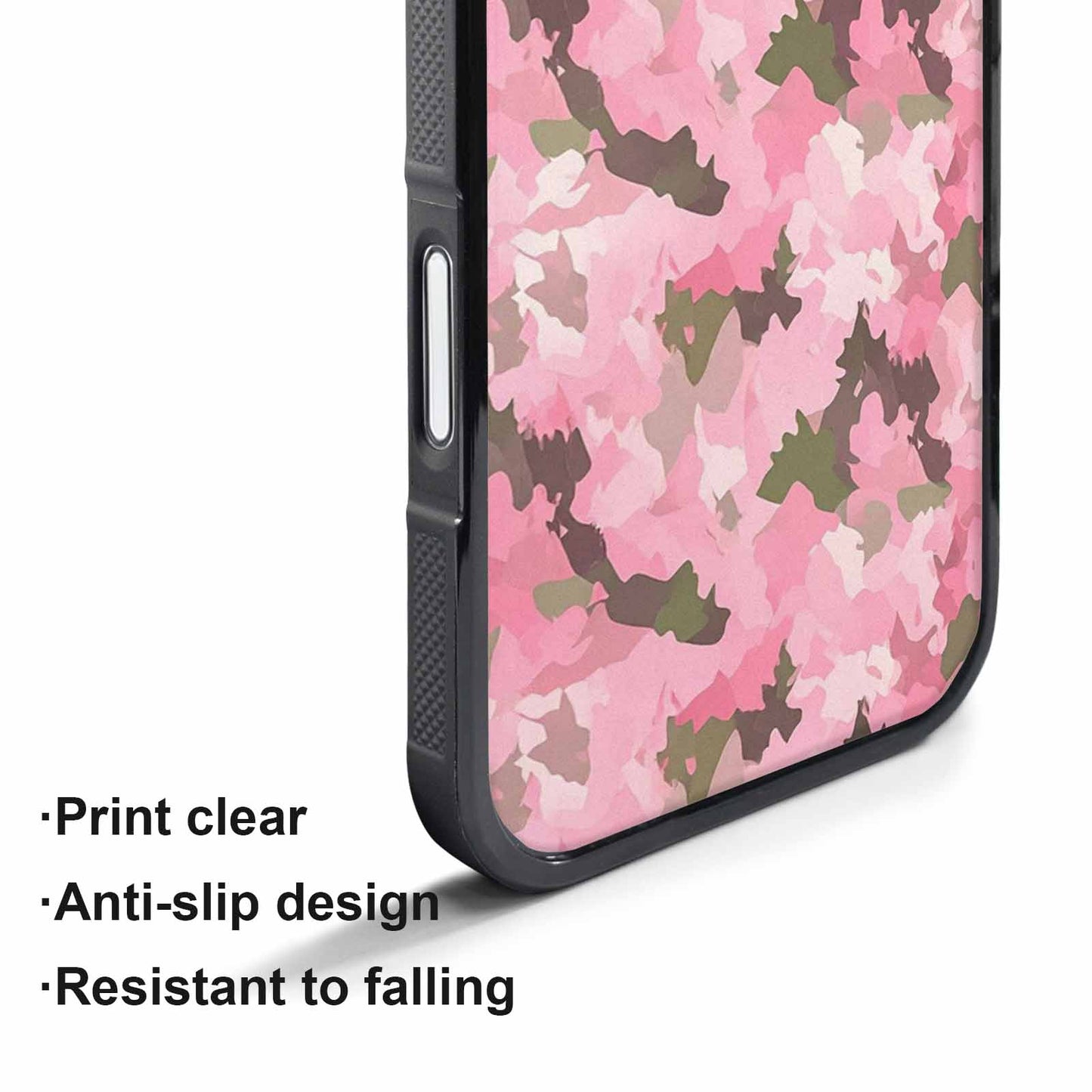 iPhone 17 Pro Case — Small Military Camouflage Blotch Pattern Camo, Custom Phone Case