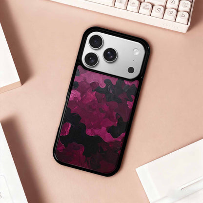 iPhone 17 Pro Case — Seamless Repeating Pattern Of Overlapping Camo, Custom Phone Case
