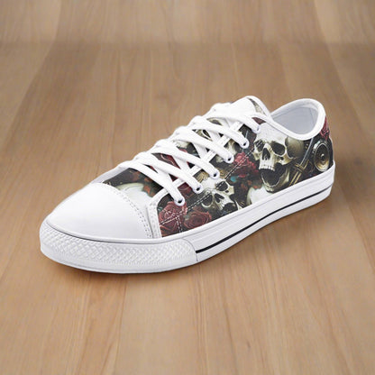 Cyberpunk Pink Cream Custom Bold Art - Freaky Shoes | Custom Art Sneakers