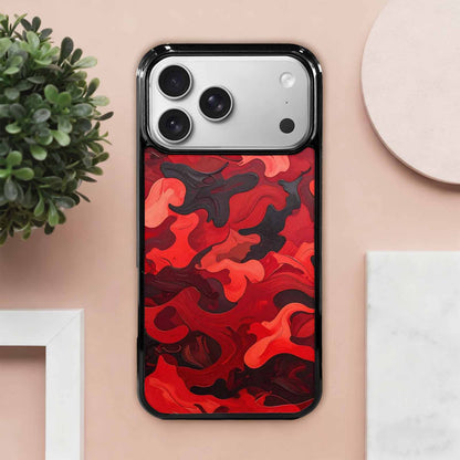 iPhone 17 Pro Max Case — Small Military Camouflage Blotch Camo, Custom Art Phone Cover