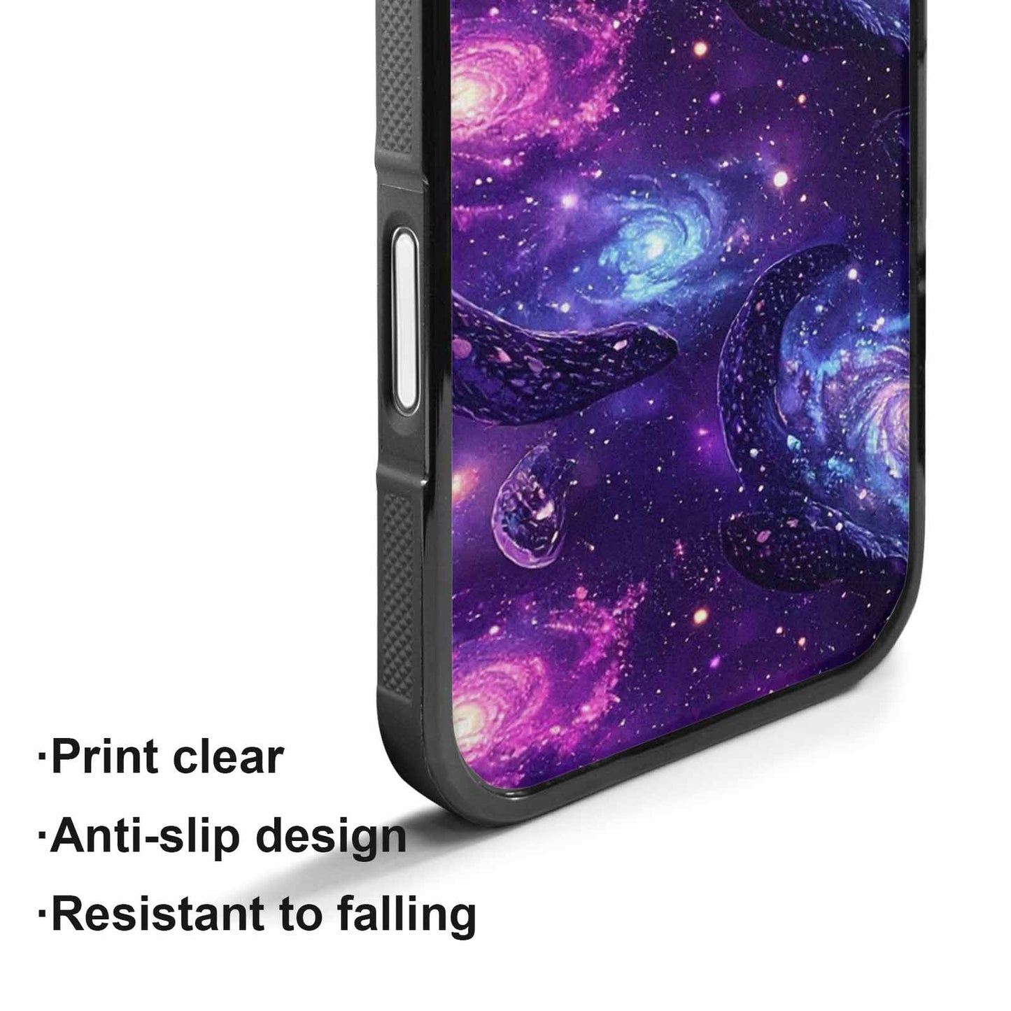iPhone 17 Case — Snake Print Galaxy Seamless Animal Print, Custom Made Phone Cover