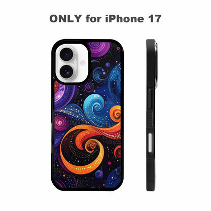 iPhone 17 Case — Rose Galaxy Art Seamless Galaxy Space, Customized Protective Case