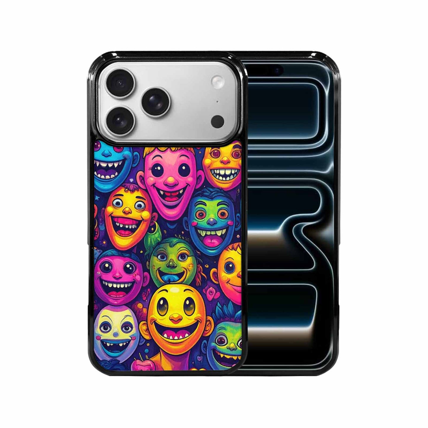 iPhone 17 Pro Max Case — Small Funny Looking Cartoon Cute, Custom Art Phone Cover