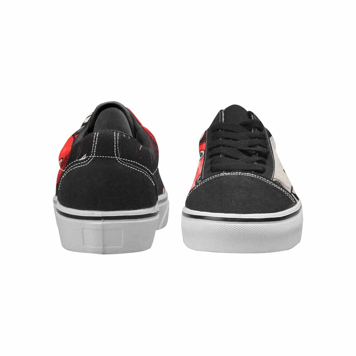 WOMEN'S Monsters (general) Lace-Up Canvas Dark Academia Custom Sneakers