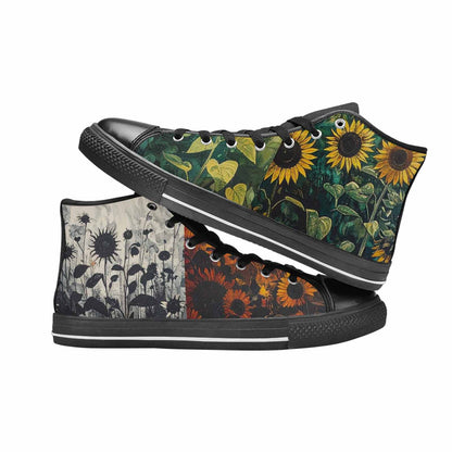 MEN'S Blend Melt Them High Top Canvas Cottagecore Sneakers