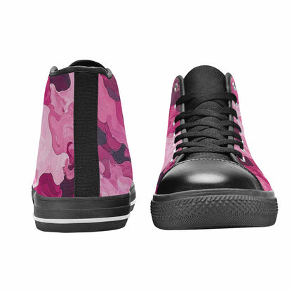 MEN'S Military Camouflage Blotch High Top Canvas Dreamcore Shoes