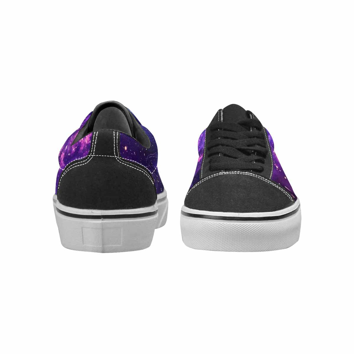 MEN'S Galaxy Snake Print Canvas Lace-Up Vibrant Chaos Shoes