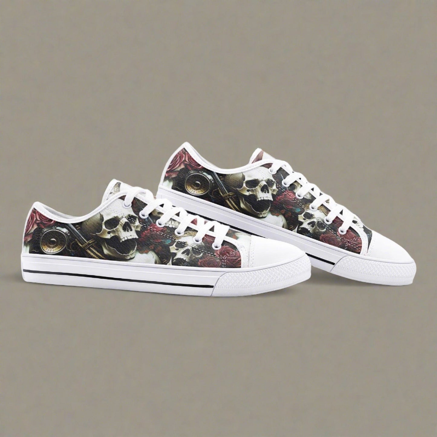 Cyberpunk Pink Cream Custom Bold Art - Freaky Shoes | Custom Art Sneakers